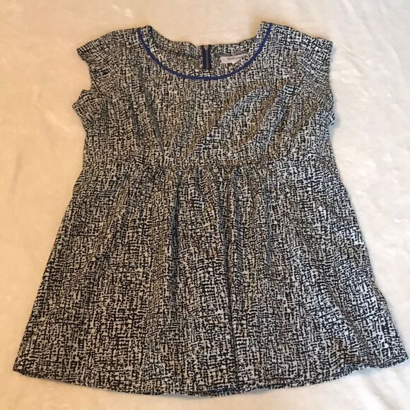 Motherhood Maternity Black & White Blouse - Size M - Picture 1 of 12